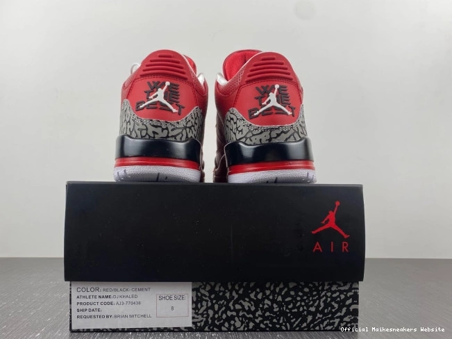 Official Maikesneakers Retro DJ Air Khaled Grateful Jordan AJ3-770438 3 0807